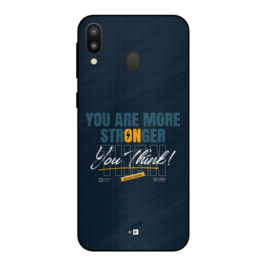 More Stronger Metal Back Case for Galaxy M20
