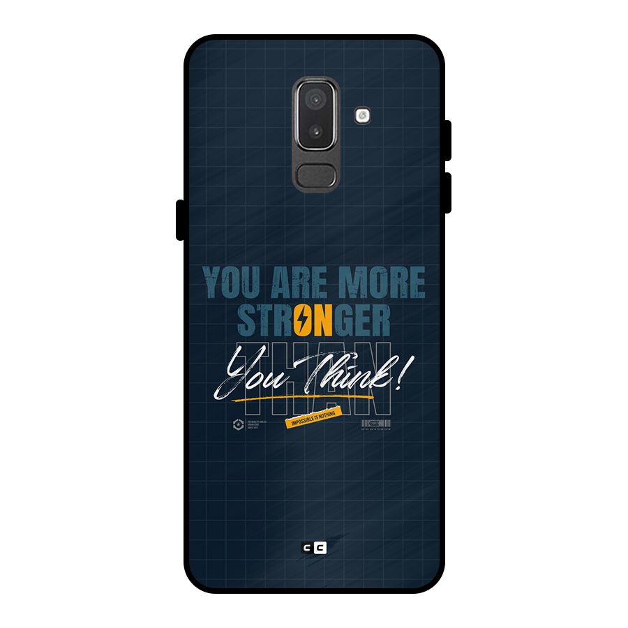More Stronger Metal Back Case for Galaxy On8 (2018)