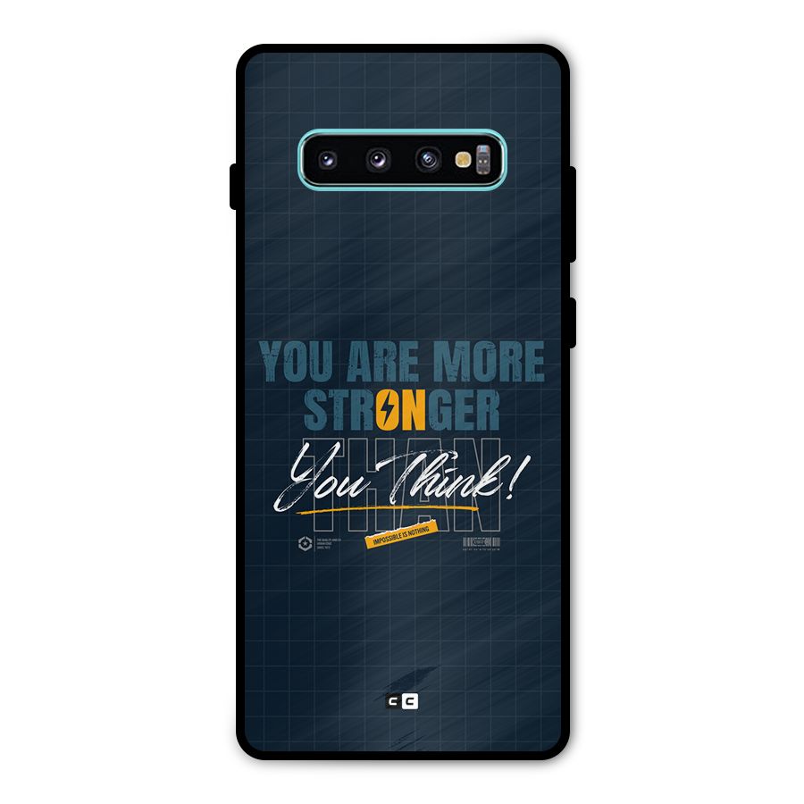 More Stronger Metal Back Case for Galaxy S10 Plus