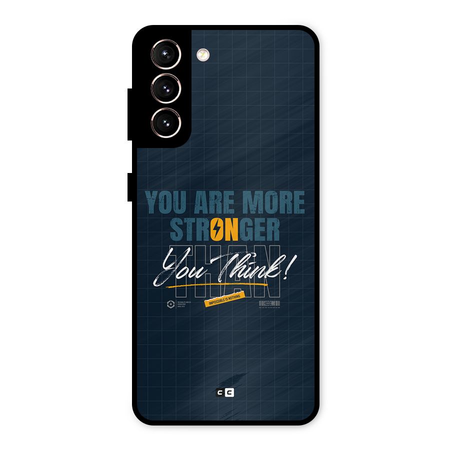 More Stronger Metal Back Case for Galaxy S21 5G