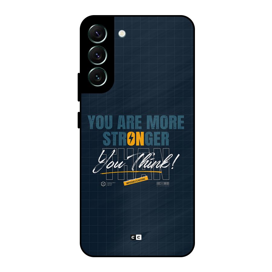 More Stronger Metal Back Case for Galaxy S22 Plus 5G