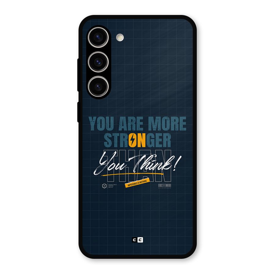 More Stronger Metal Back Case for Galaxy S23 Plus