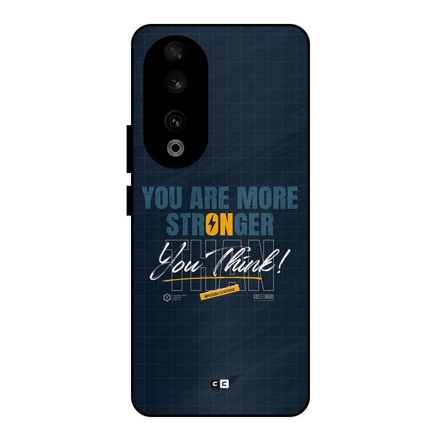 More Stronger Metal Back Case for Honor 90