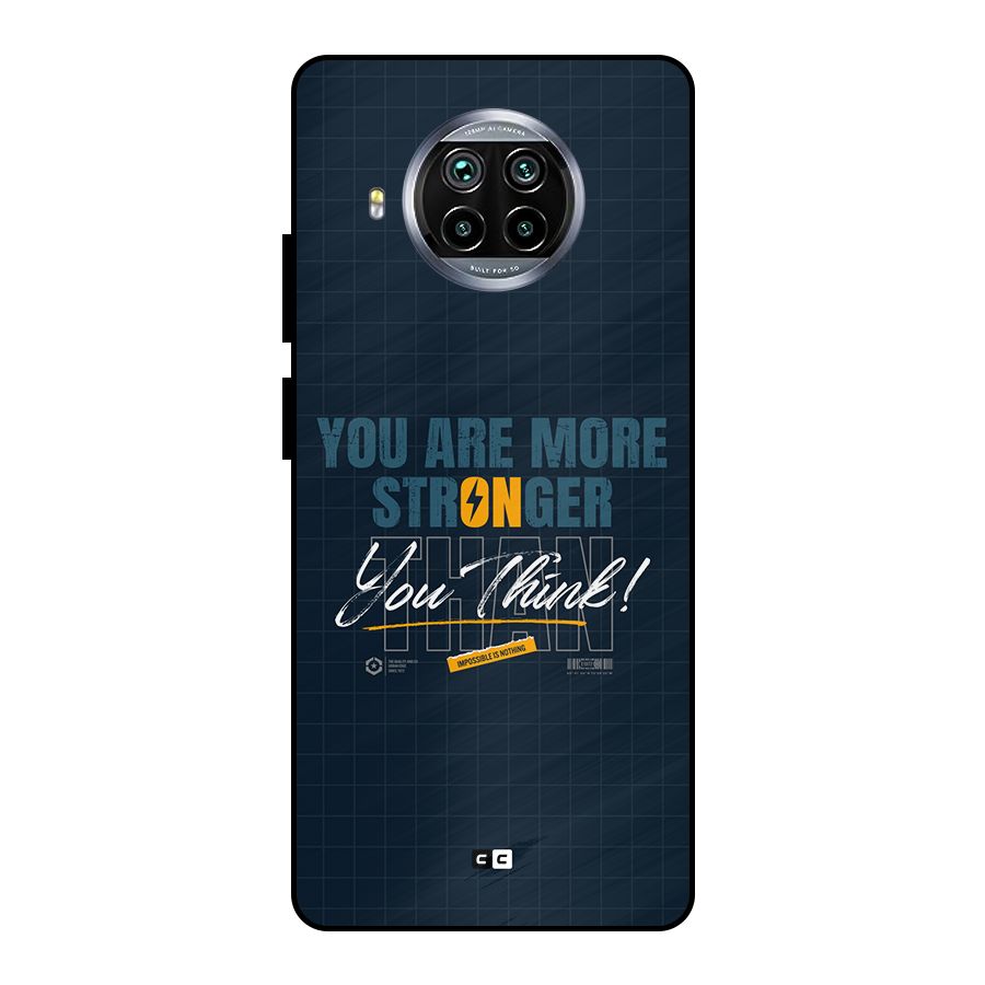 More Stronger Metal Back Case for Mi 10i