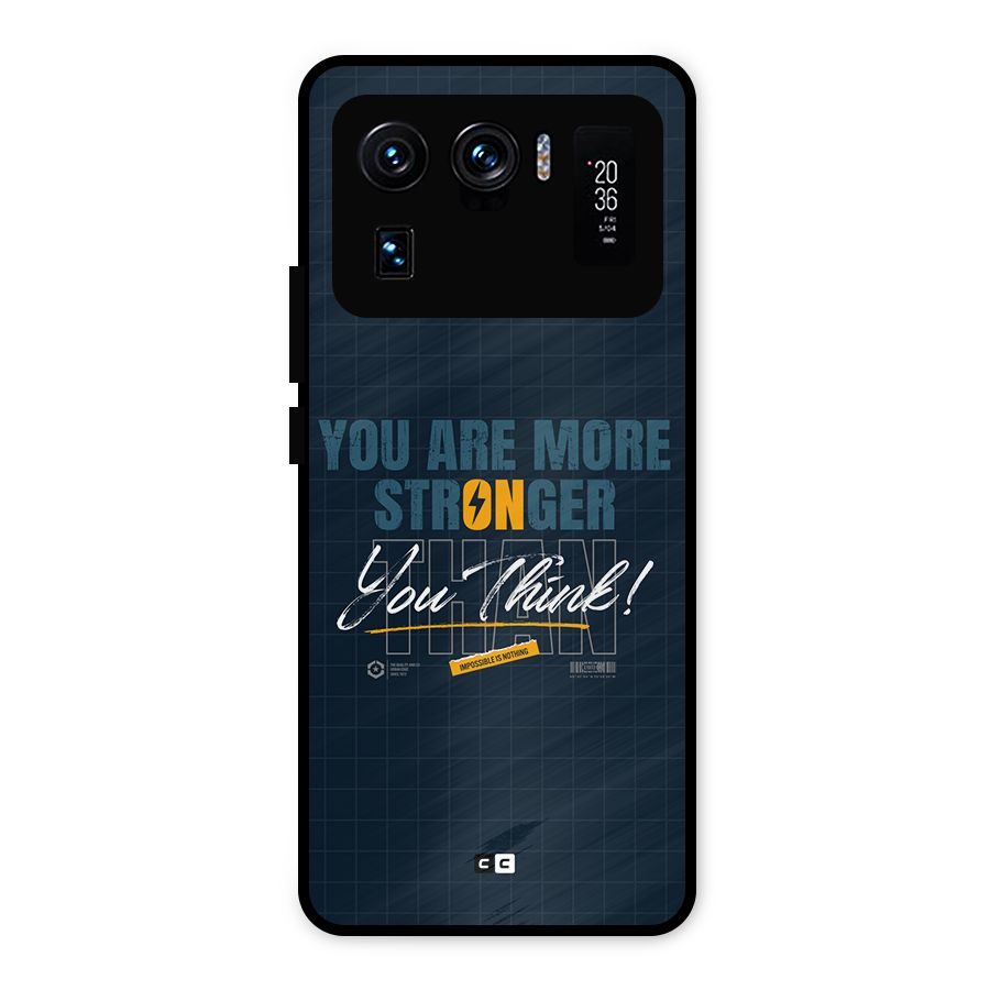 More Stronger Metal Back Case for Mi 11 Ultra