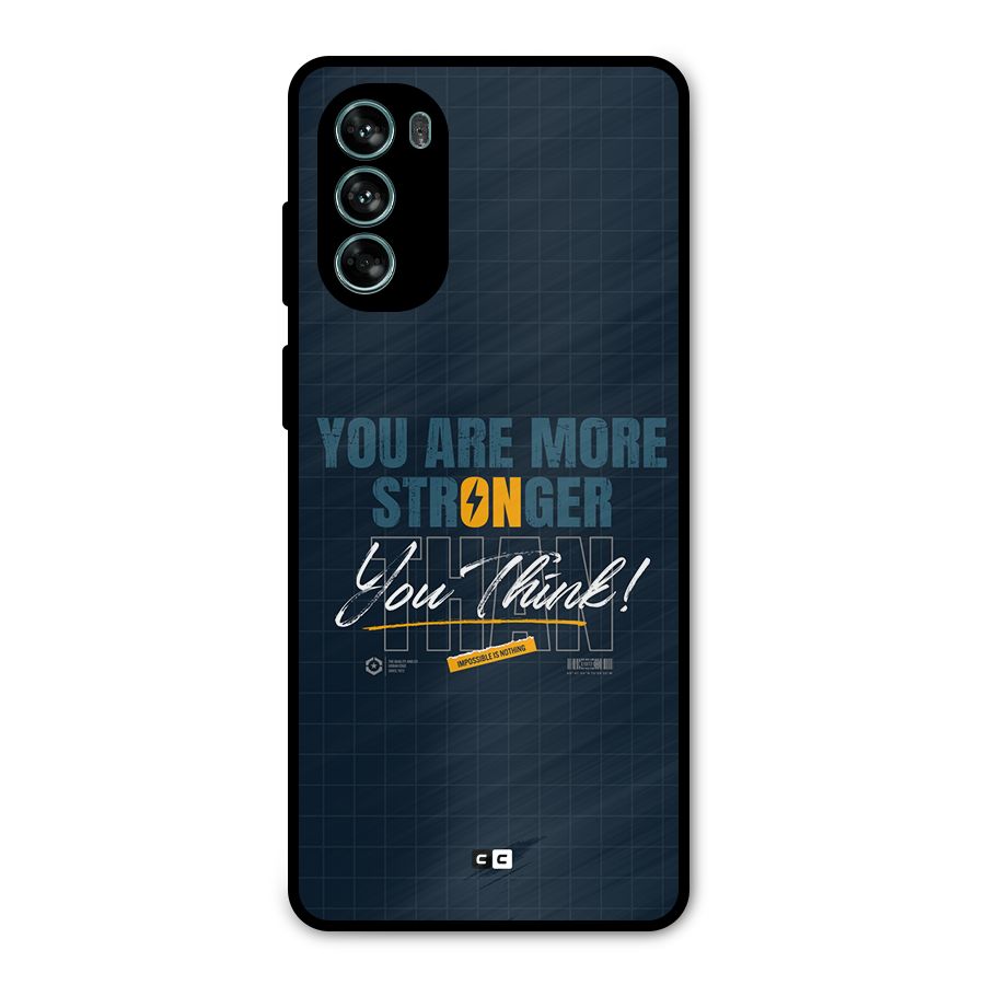 More Stronger Metal Back Case for Moto G62