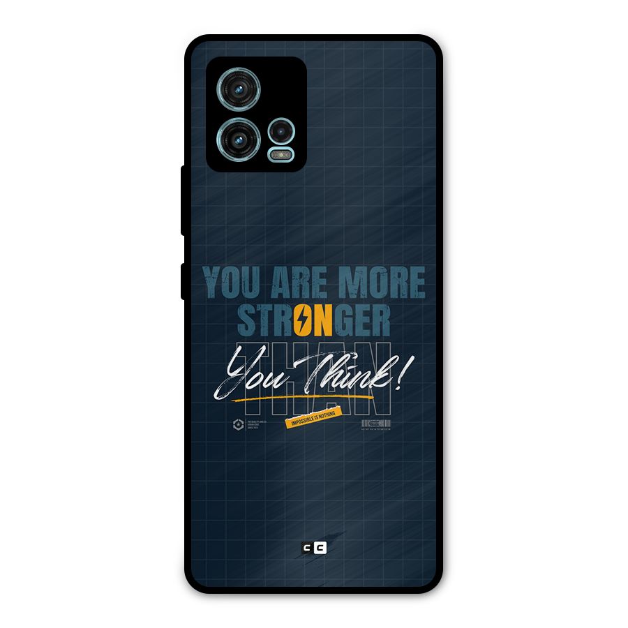 More Stronger Metal Back Case for Moto G72