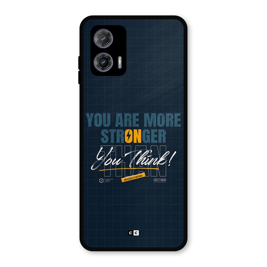More Stronger Metal Back Case for Moto G73