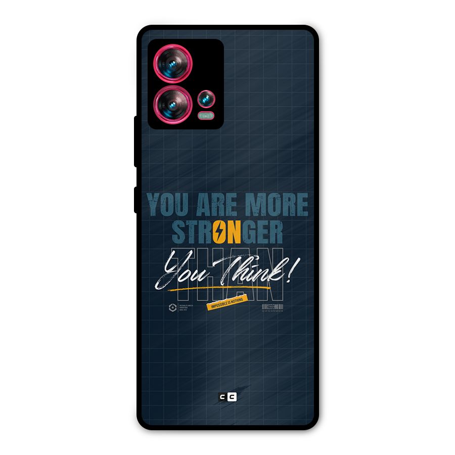 More Stronger Metal Back Case for Motorola Edge 30 Fusion