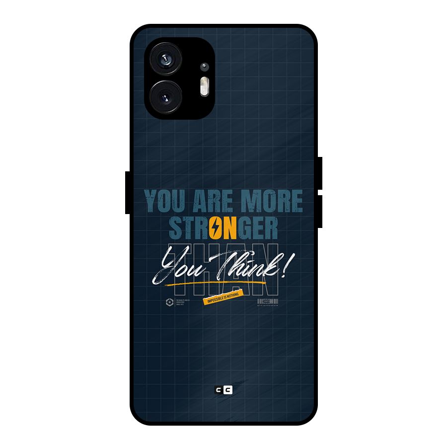More Stronger Metal Back Case for Nothing Phone 2
