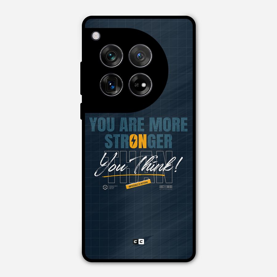 More Stronger Metal Back Case for OnePlus 12