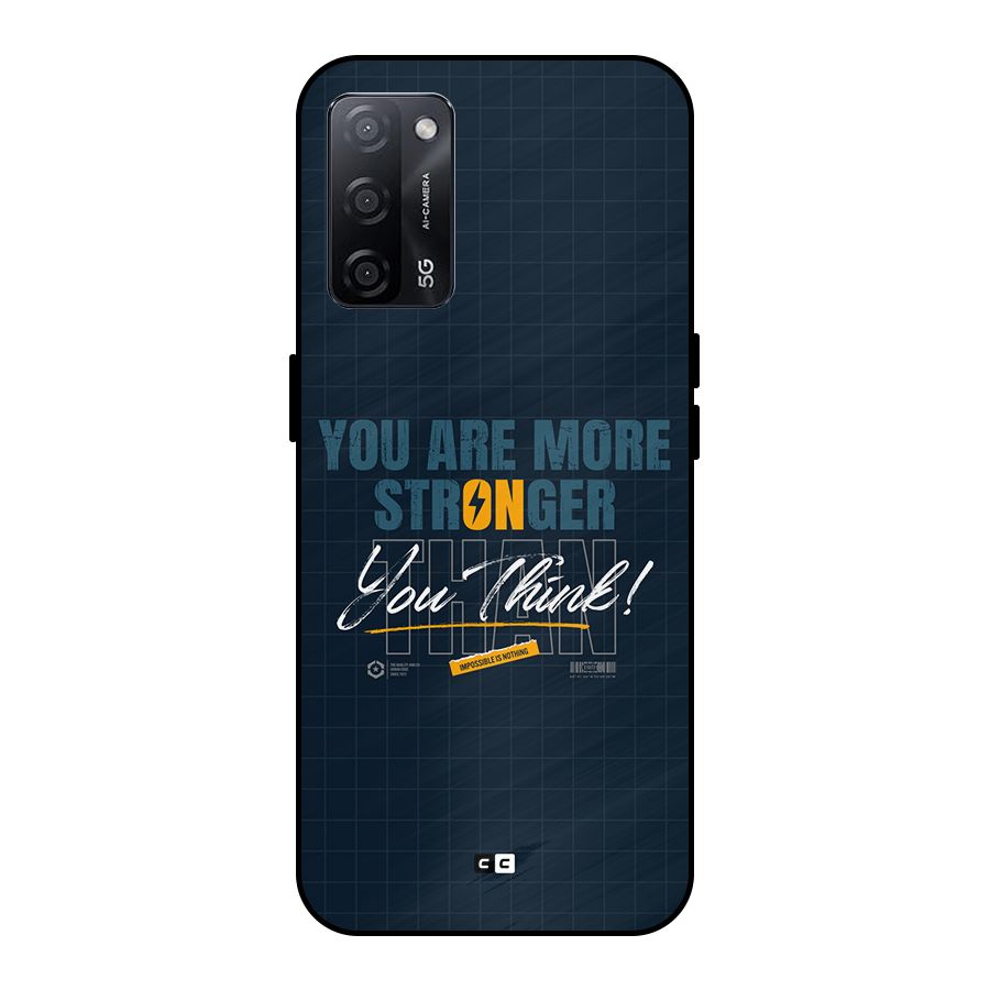 More Stronger Metal Back Case for Oppo A53s 5G