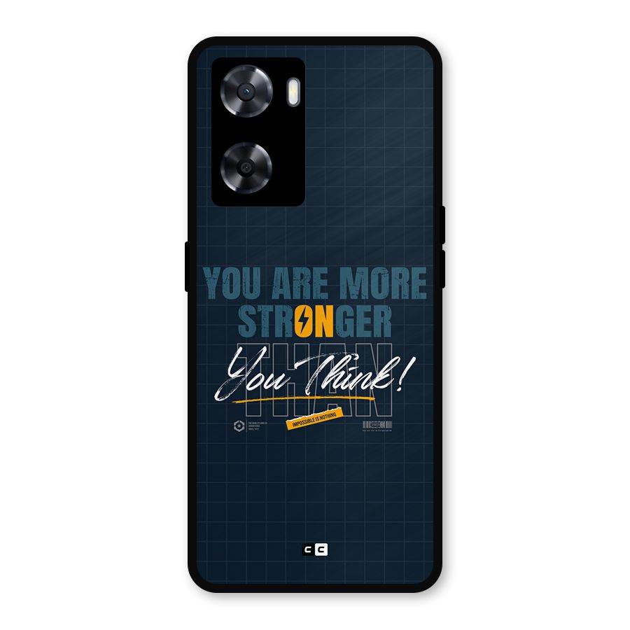 More Stronger Metal Back Case for Oppo A77