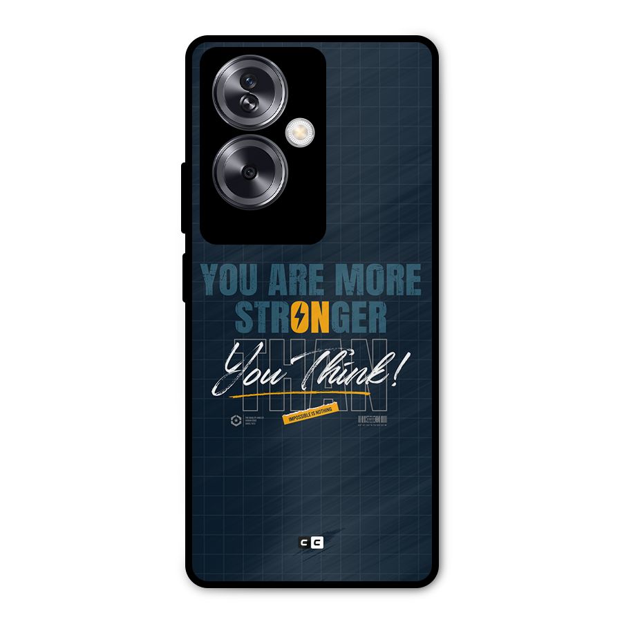 More Stronger Metal Back Case for Oppo A79 5G