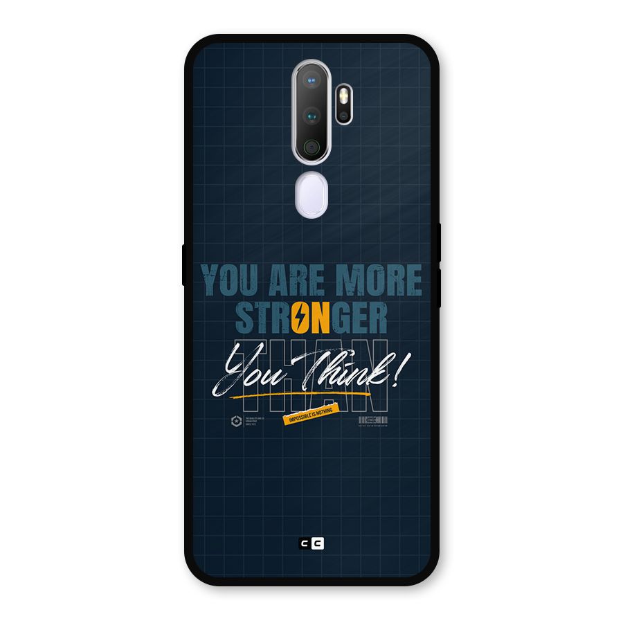 More Stronger Metal Back Case for Oppo A9 (2020)