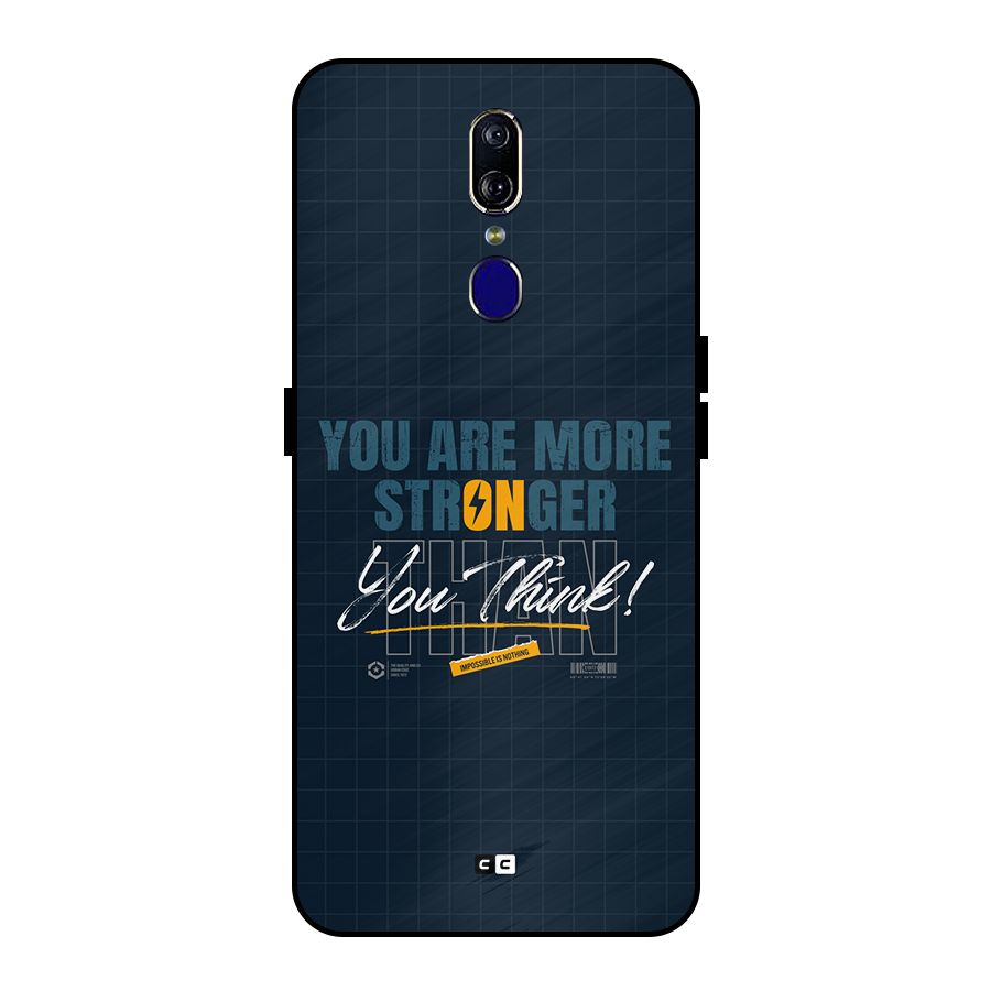 More Stronger Metal Back Case for Oppo F11