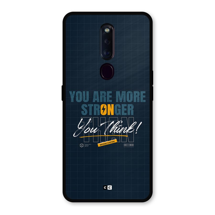 More Stronger Metal Back Case for Oppo F11 Pro