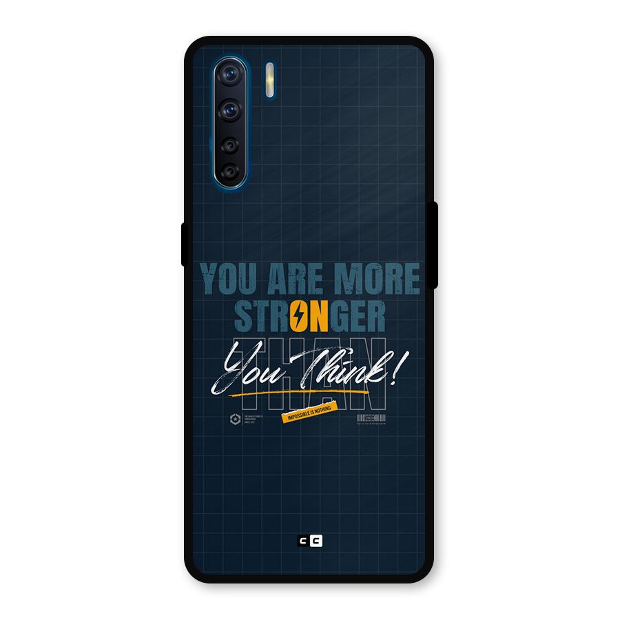 More Stronger Metal Back Case for Oppo F15