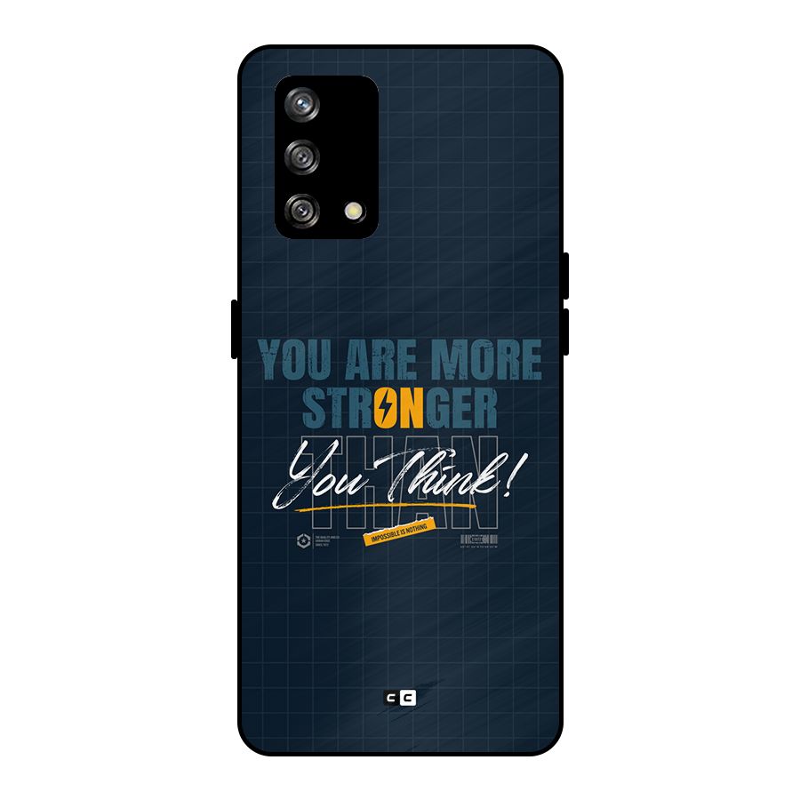 More Stronger Metal Back Case for Oppo F19