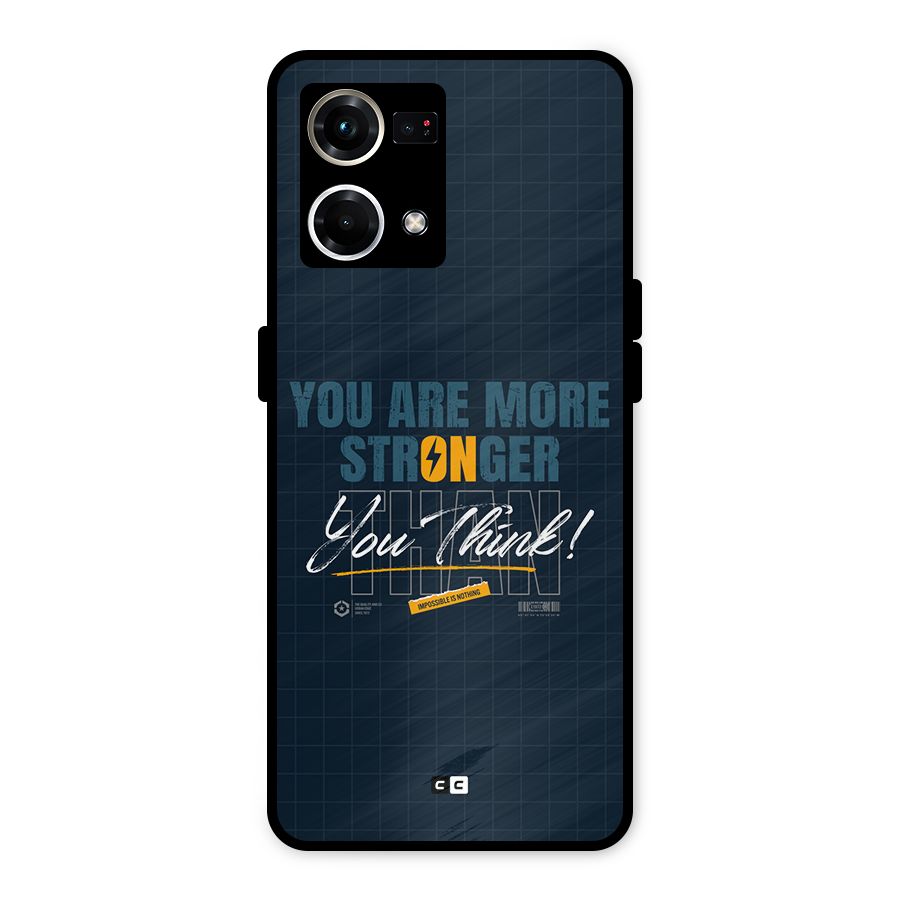 More Stronger Metal Back Case for Oppo F21 Pro 4G