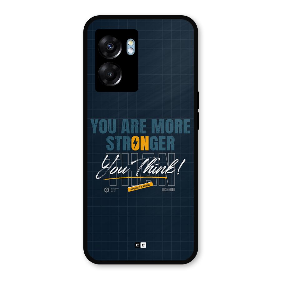 More Stronger Metal Back Case for Oppo K10 (5G)