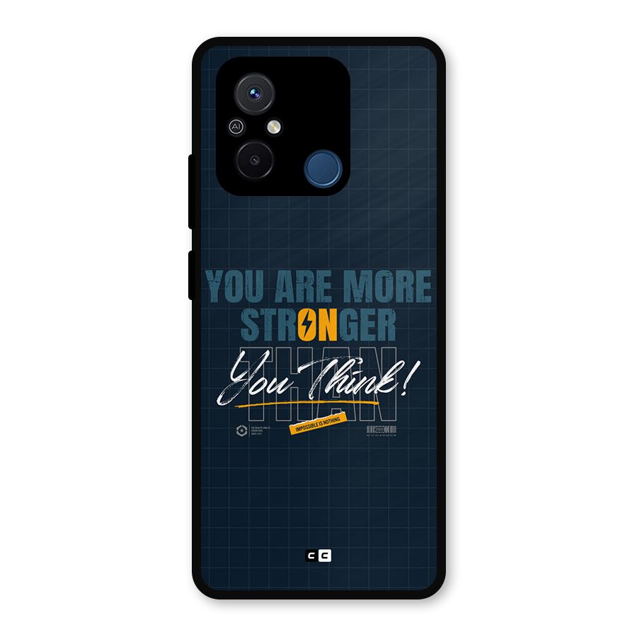 More Stronger Metal Back Case for Poco C55