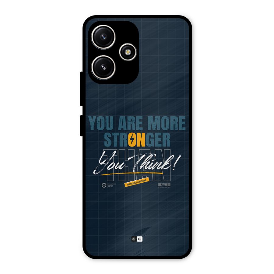 More Stronger Metal Back Case for Poco M6 Pro