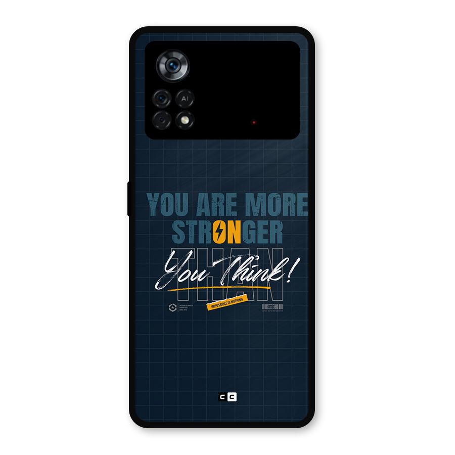 More Stronger Metal Back Case for Poco X4 Pro 5G
