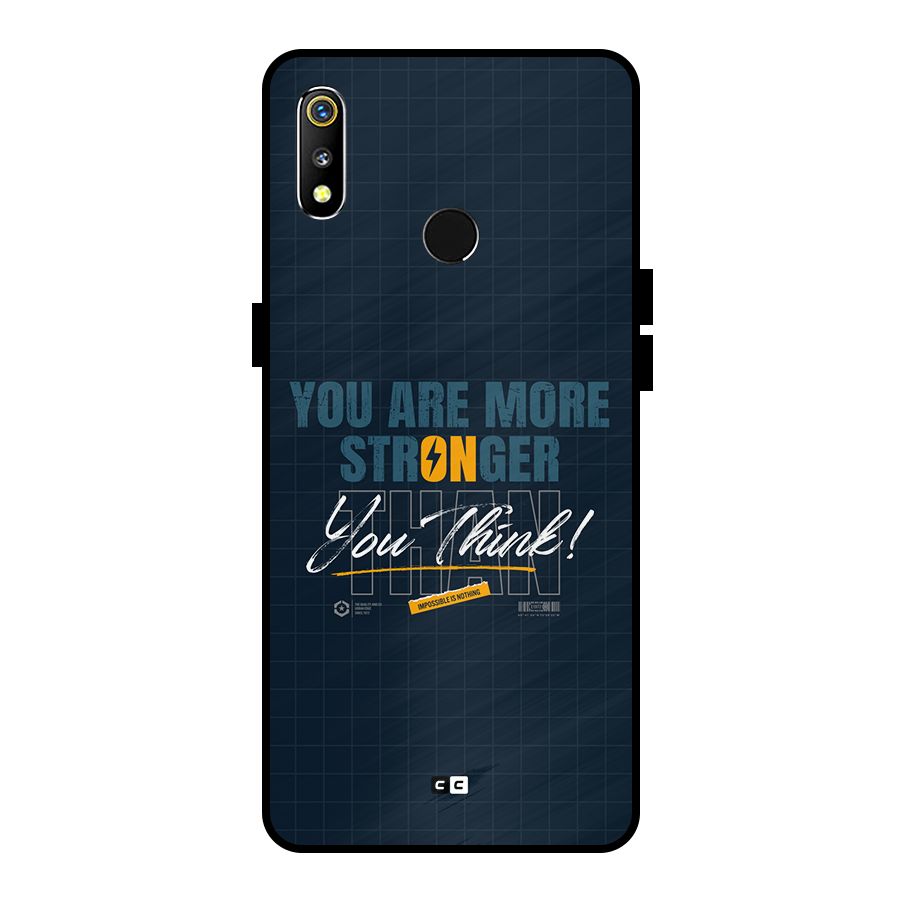 More Stronger Metal Back Case for Realme 3i