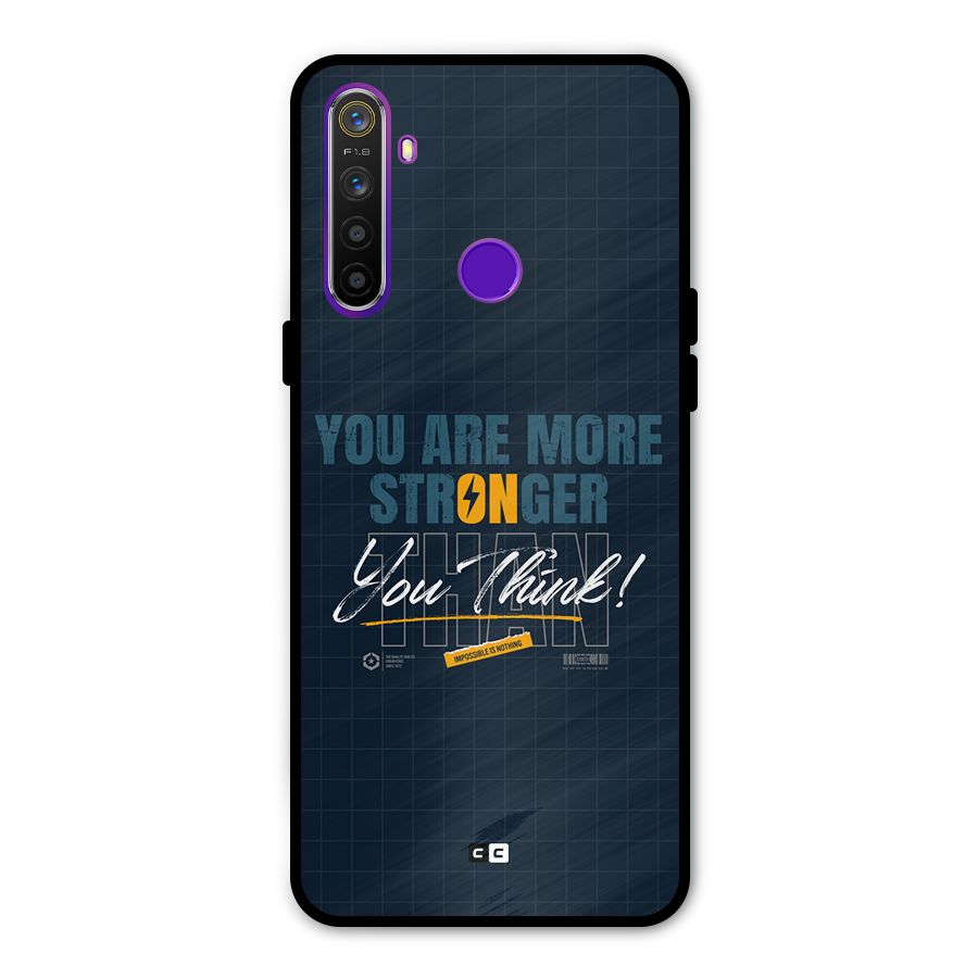 More Stronger Metal Back Case for Realme 5i