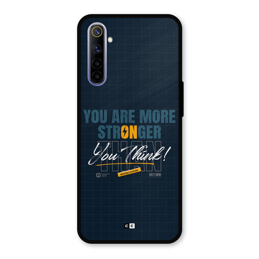 More Stronger Metal Back Case for Realme 6i
