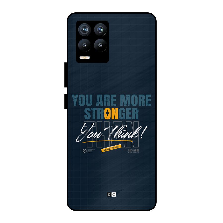 More Stronger Metal Back Case for Realme 8