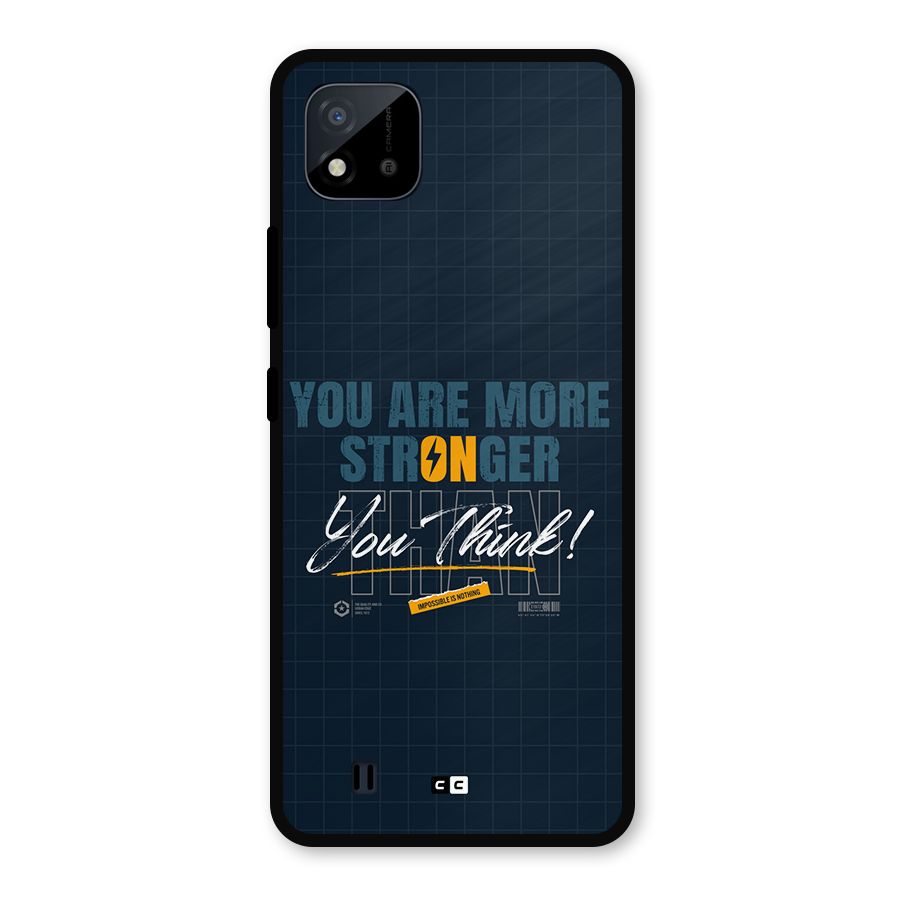 More Stronger Metal Back Case for Realme C11 2021