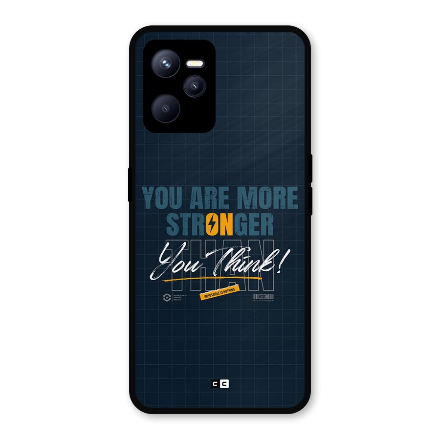 More Stronger Metal Back Case for Realme C35