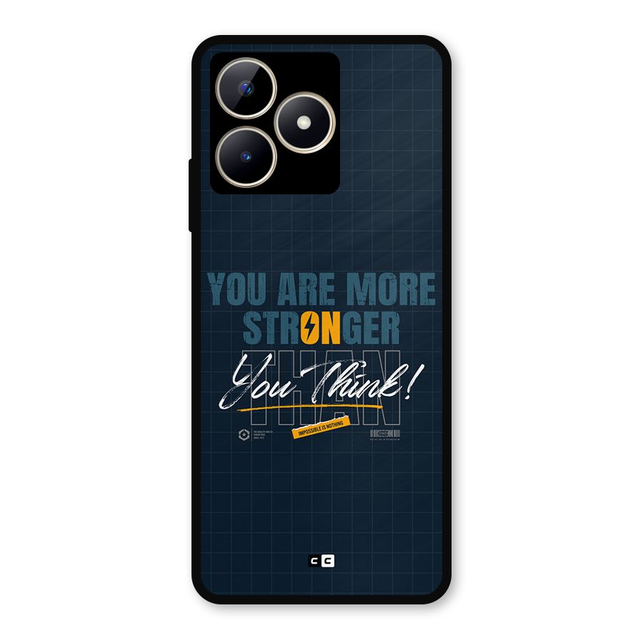 More Stronger Metal Back Case for Realme C53