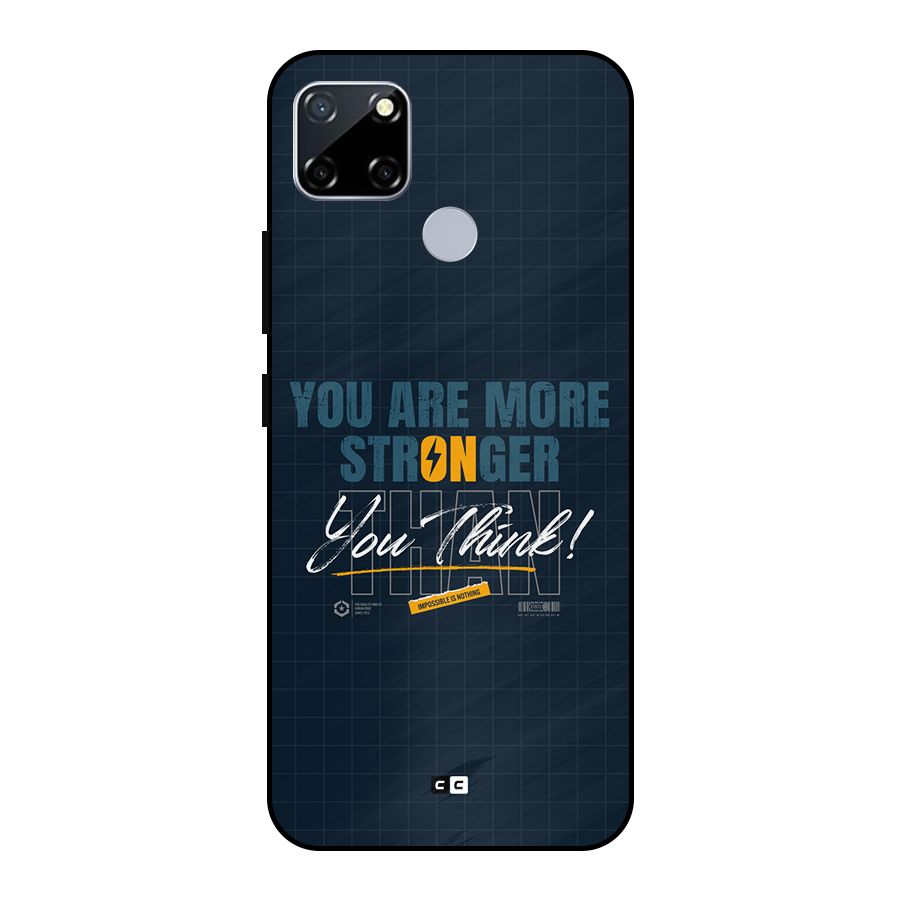 More Stronger Metal Back Case for Realme Narzo 20