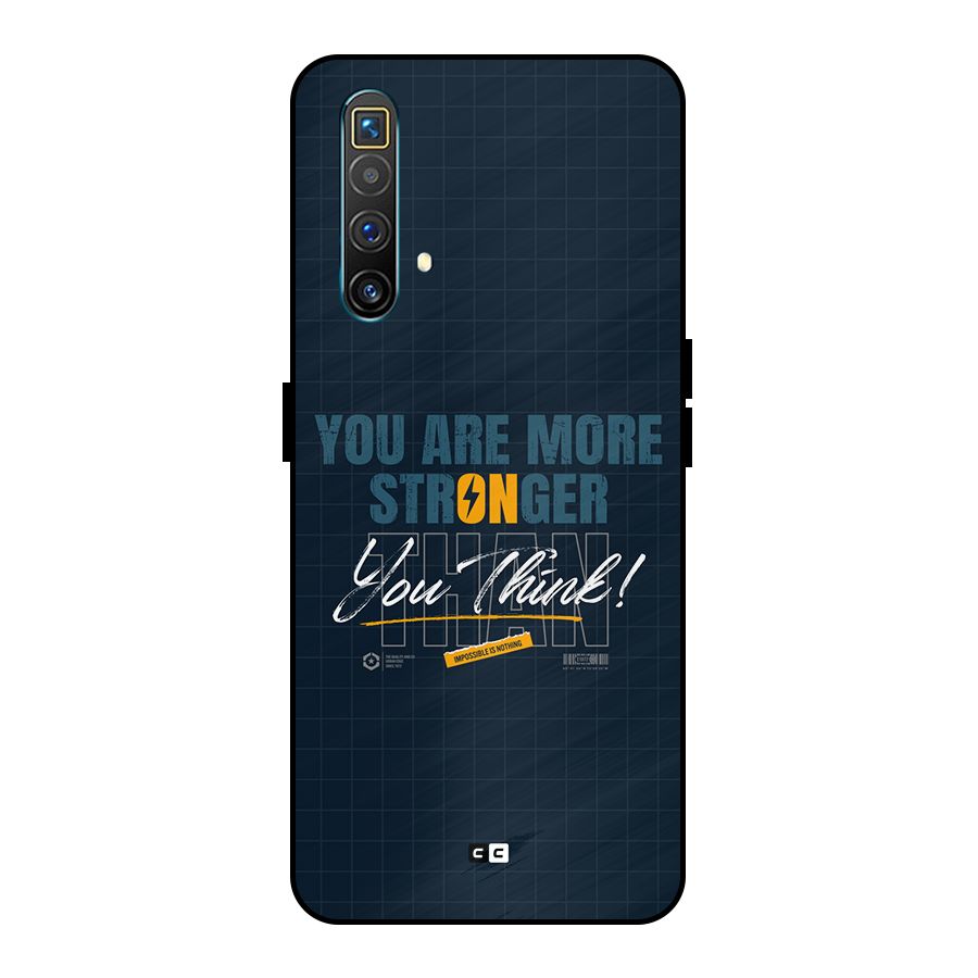 More Stronger Metal Back Case for Realme X3