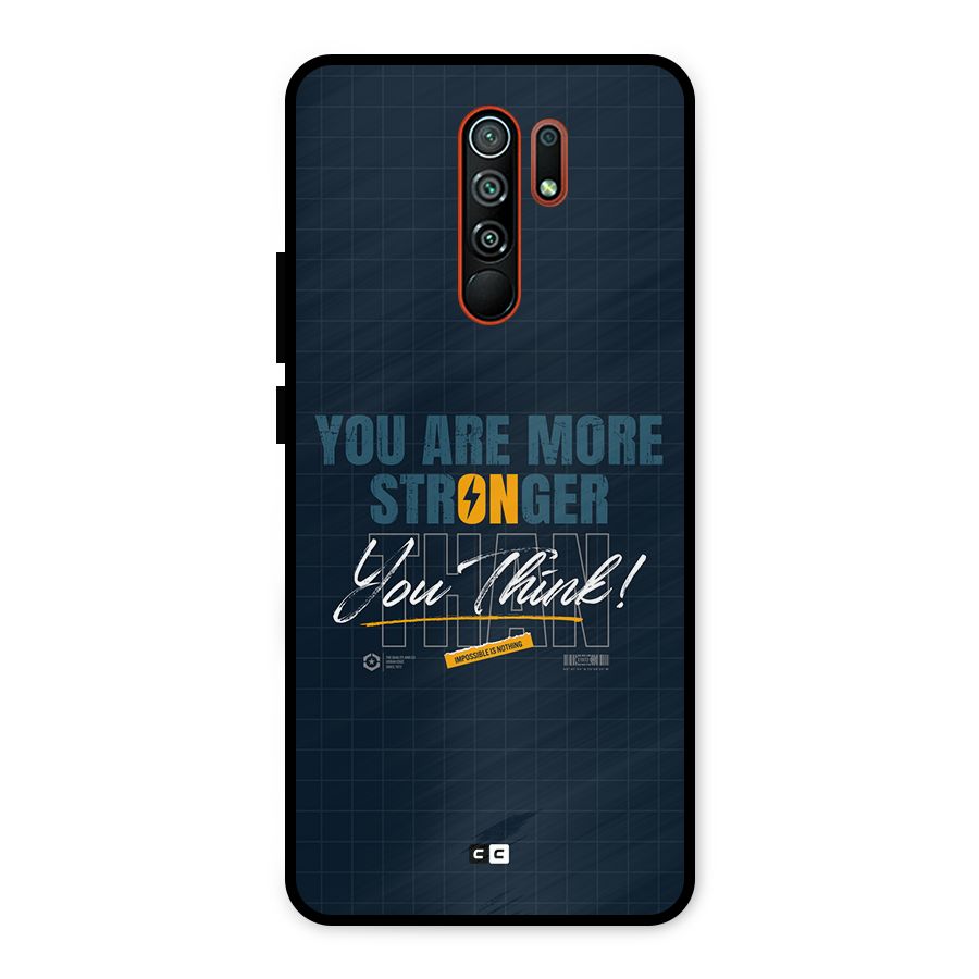 More Stronger Metal Back Case for Redmi 9 Prime