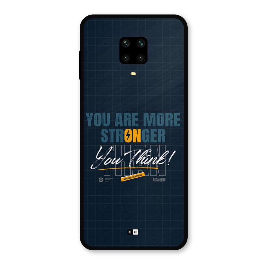 More Stronger Metal Back Case for Redmi Note 10 Lite