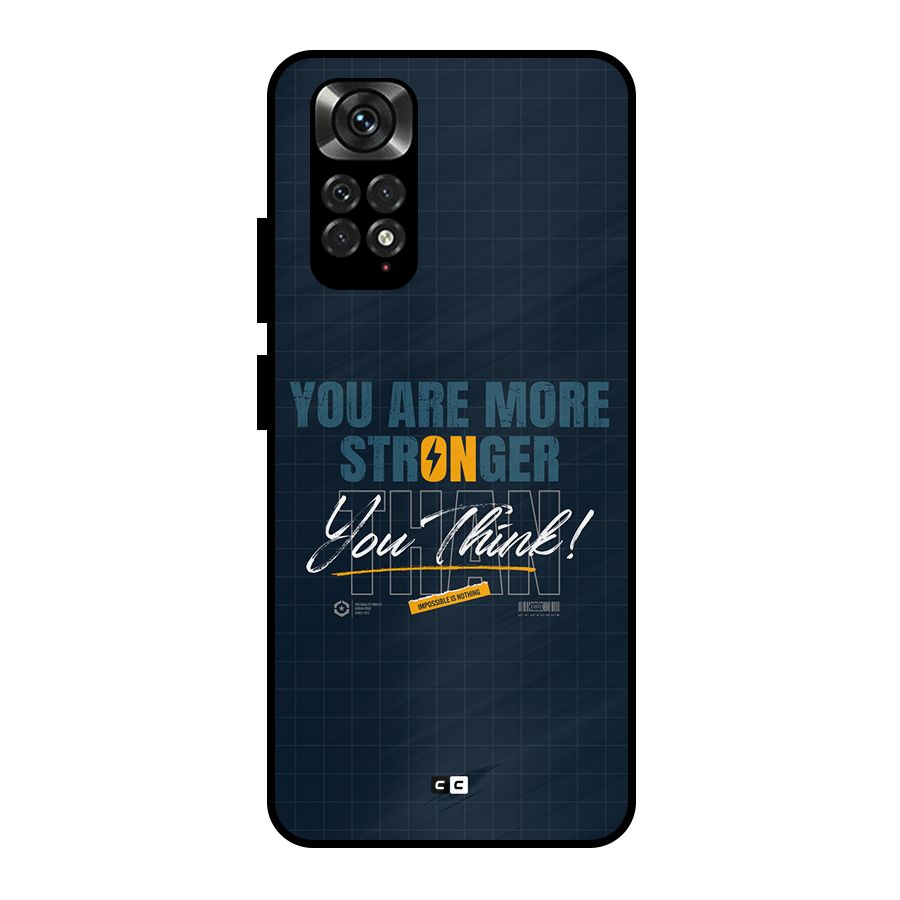 More Stronger Metal Back Case for Redmi Note 11 Pro Plus 5G