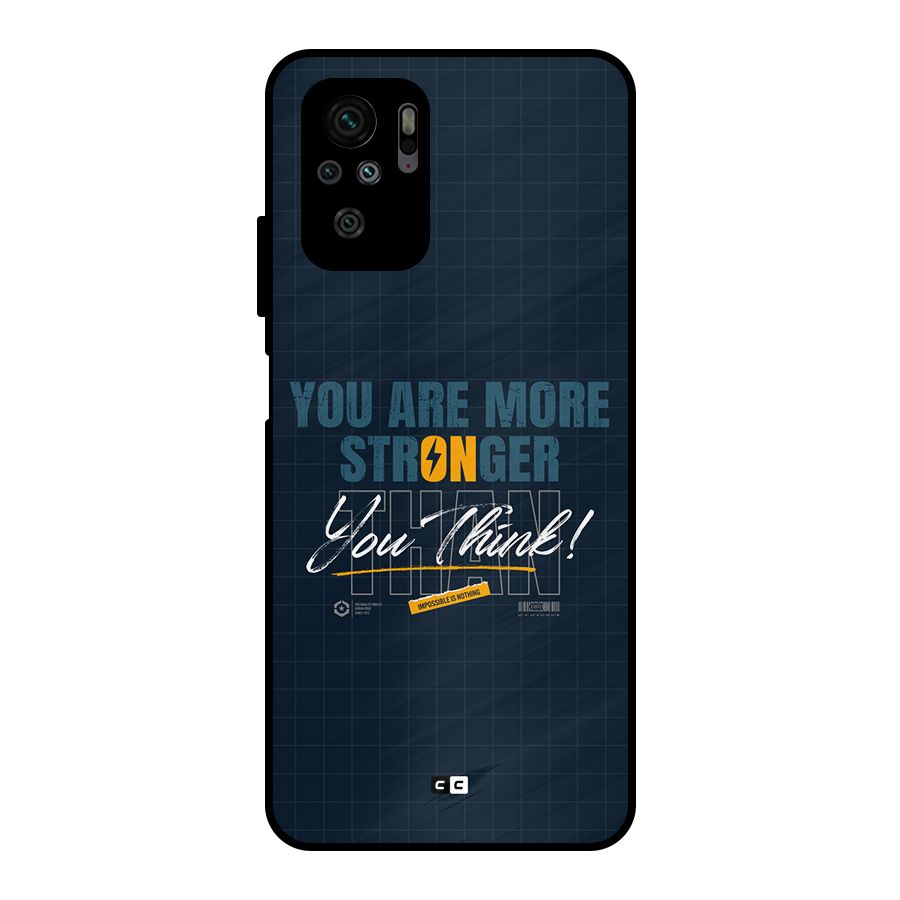 More Stronger Metal Back Case for Redmi Note 11 SE
