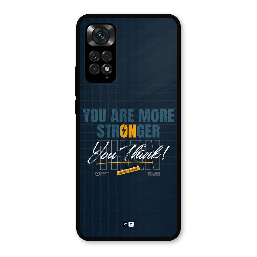 More Stronger Metal Back Case for Redmi Note 11s