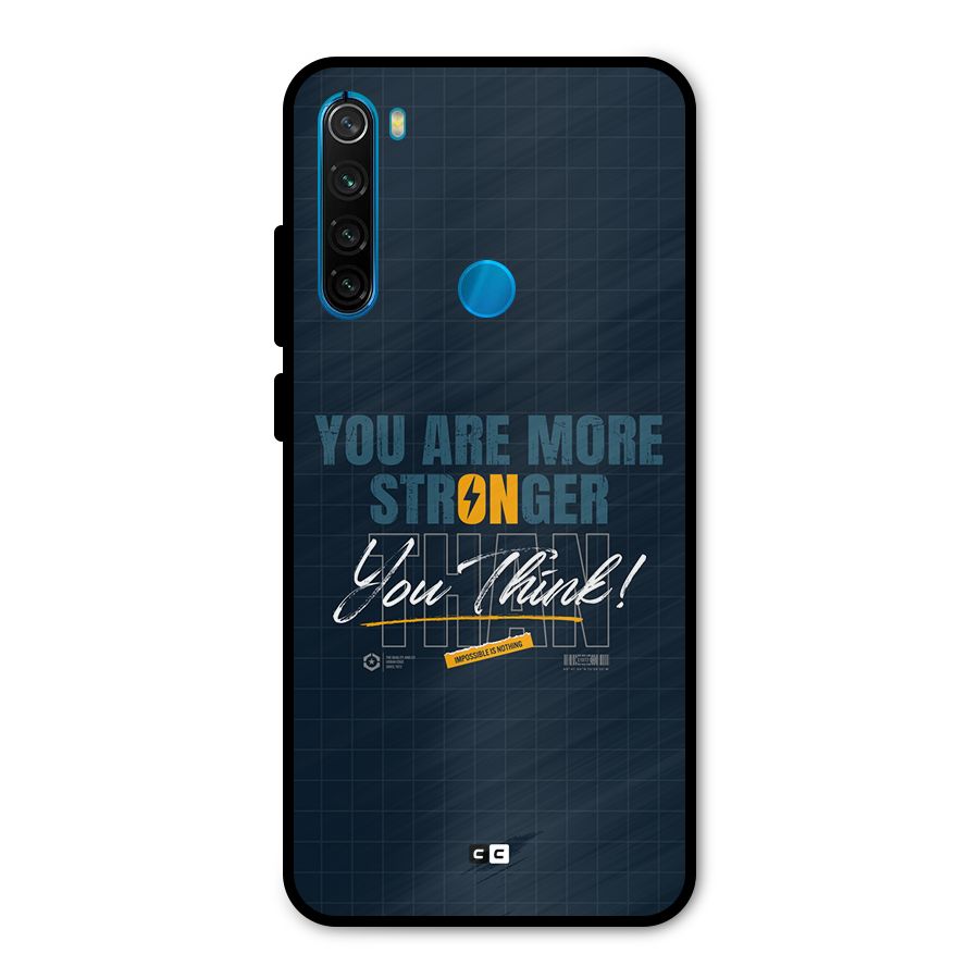 More Stronger Metal Back Case for Redmi Note 8