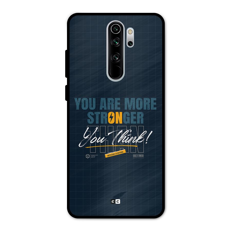 More Stronger Metal Back Case for Redmi Note 8 Pro