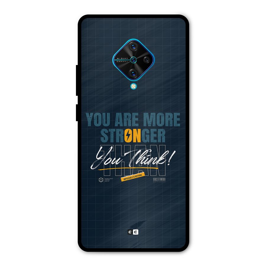 More Stronger Metal Back Case for Vivo S1 Pro