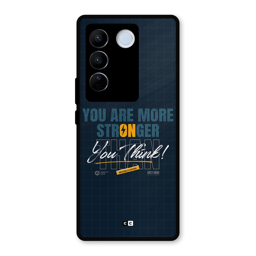 More Stronger Metal Back Case for Vivo V27