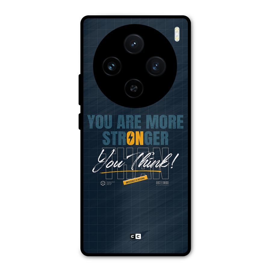 More Stronger Metal Back Case for Vivo X100