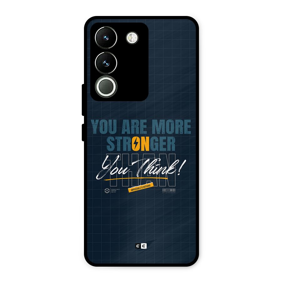 More Stronger Metal Back Case for Vivo Y200