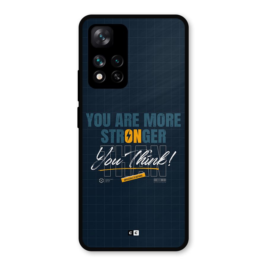 More Stronger Metal Back Case for Xiaomi 11i Hypercharge 5G