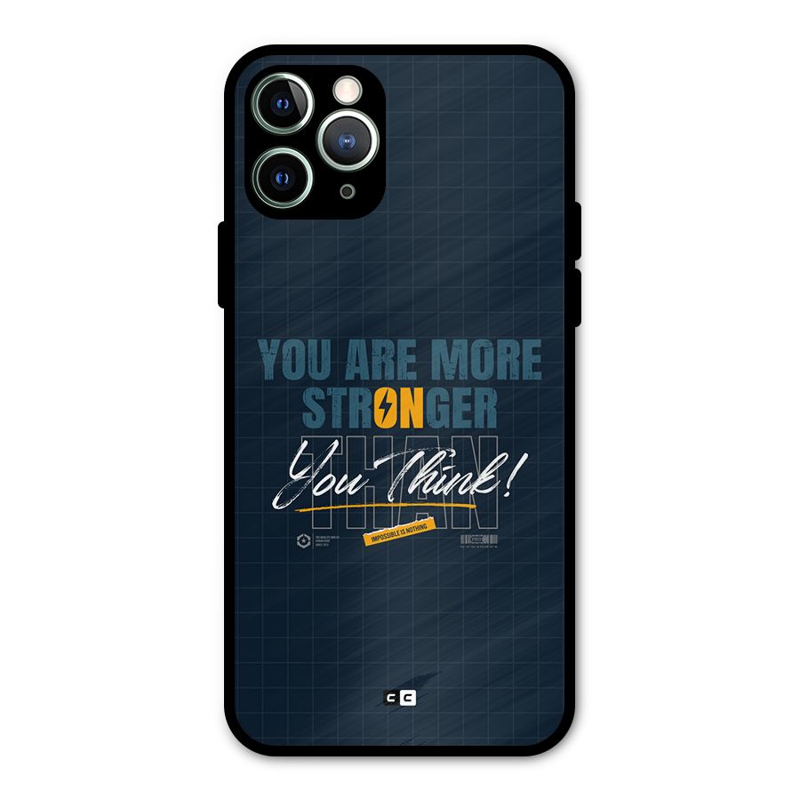 More Stronger Metal Back Case for iPhone 11 Pro Max